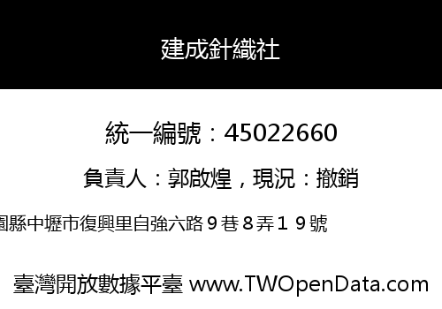 建成針織社