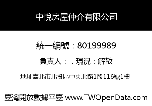 中悅房屋仲介有限公司