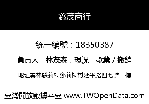 鑫茂商行