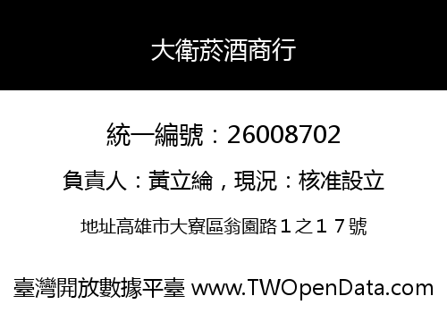 大衛菸酒商行