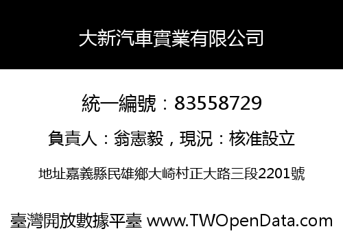 大新汽車實業有限公司