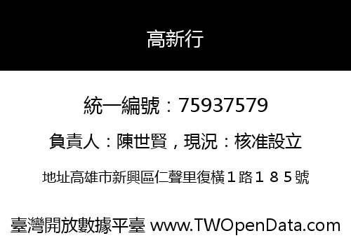 高新行