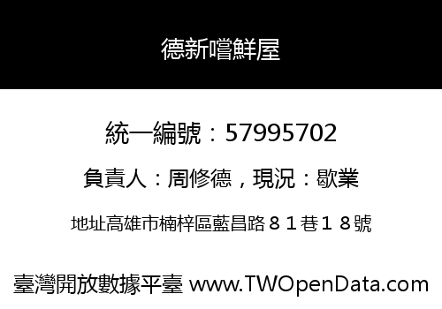 德新嚐鮮屋