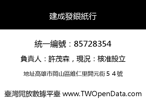 建成發銀紙行