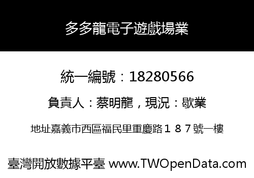 多多龍電子遊戲場業