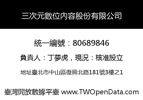 三次元數位內容股份有限公司