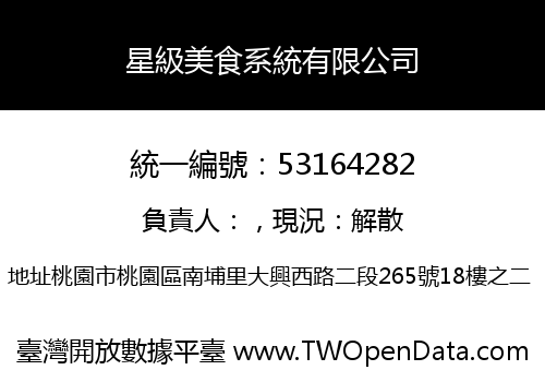 星級美食系統有限公司