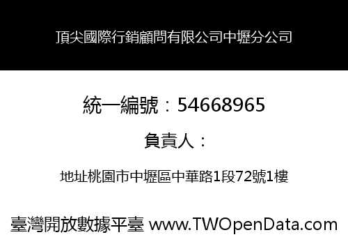 頂尖國際行銷顧問有限公司中壢分公司