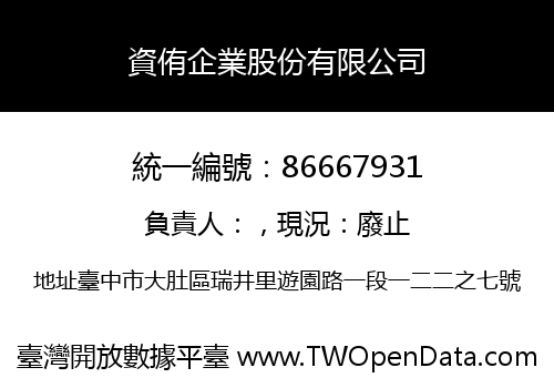 資侑企業股份有限公司