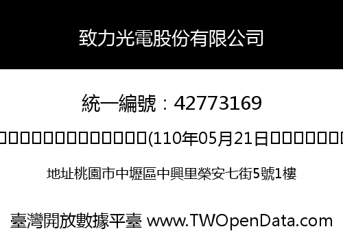 致力光電股份有限公司