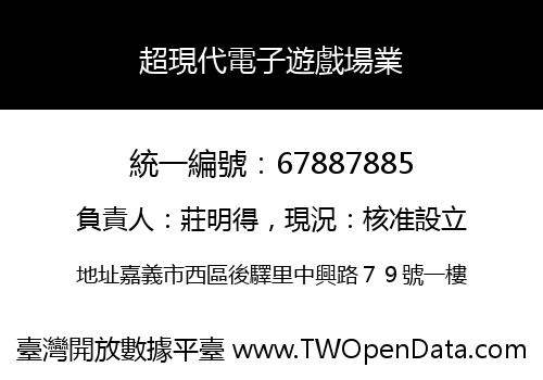 超現代電子遊戲場業