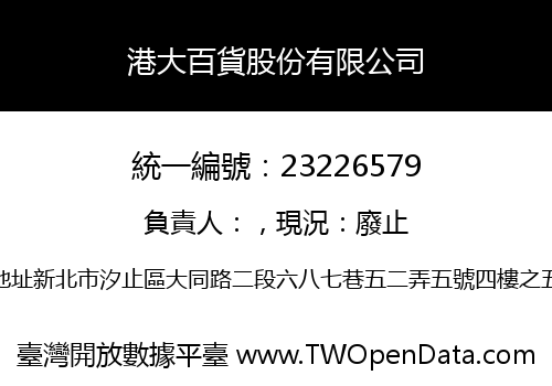 港大百貨股份有限公司