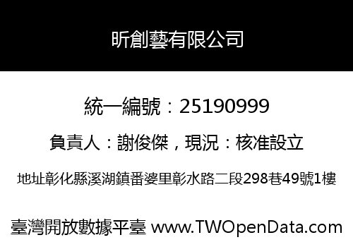 昕創藝有限公司