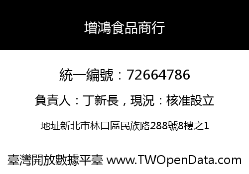 增鴻食品商行