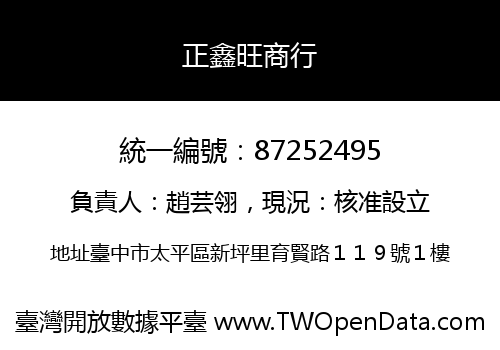 正鑫旺商行