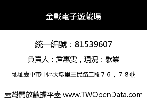 金戰電子遊戲場