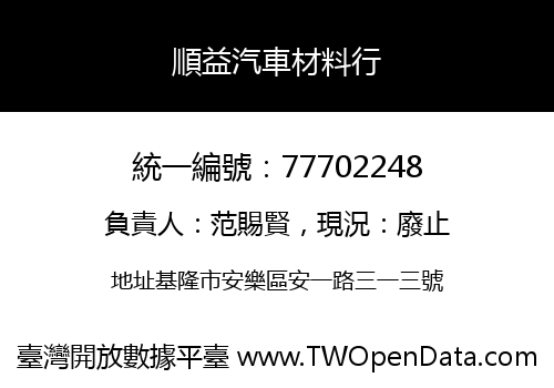 順益汽車材料行