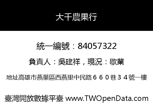 大千農果行
