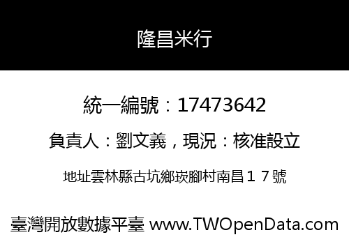 隆昌米行