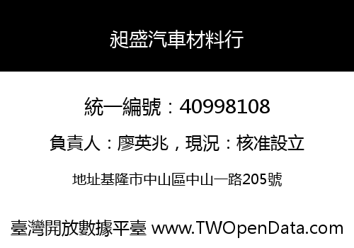 昶盛汽車材料行