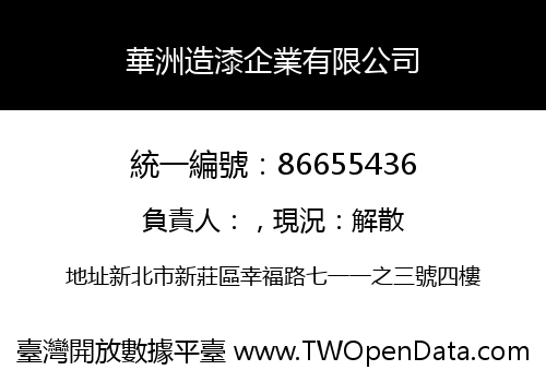 華洲造漆企業有限公司