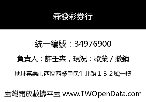 森發彩券行