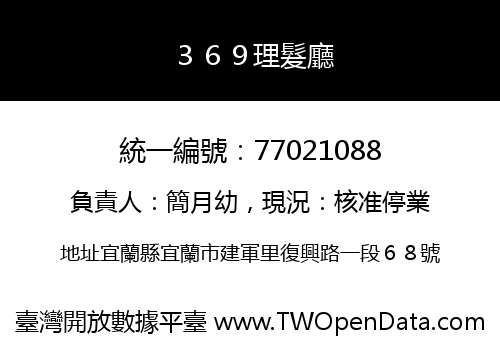 ３６９理髮廳