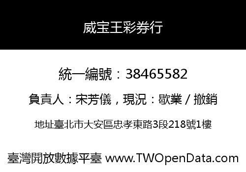 威宝王彩券行