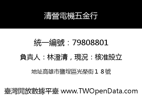 清營電機五金行