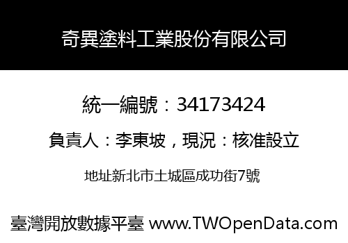 奇異塗料工業股份有限公司