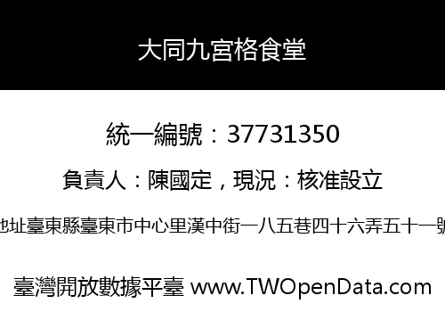 大同九宮格食堂