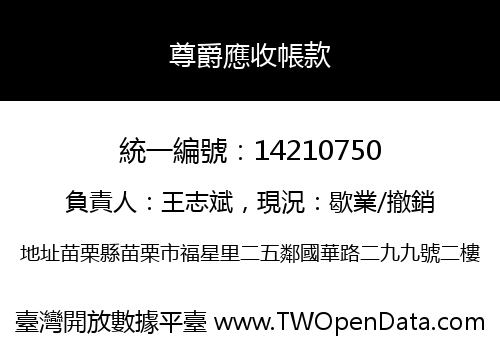 尊爵應收帳款