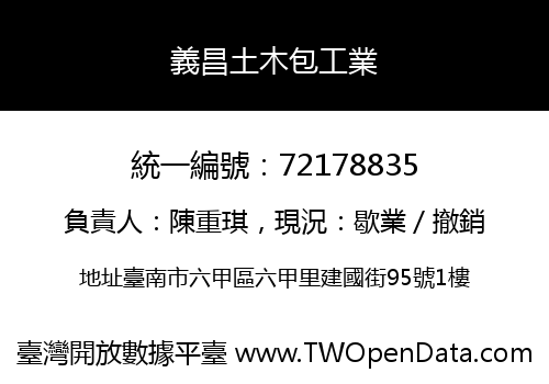 義昌土木包工業