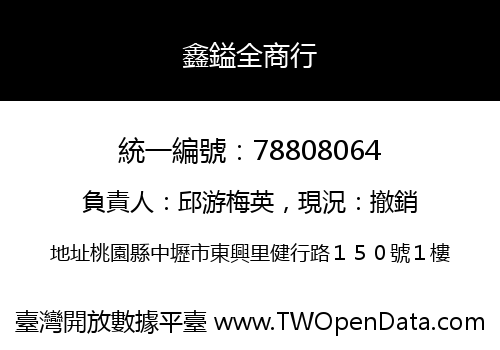 鑫鎰全商行