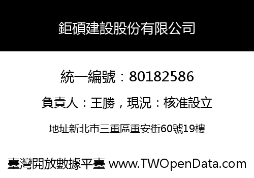 鉅碩建設股份有限公司