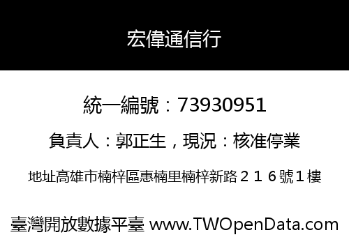 宏偉通信行