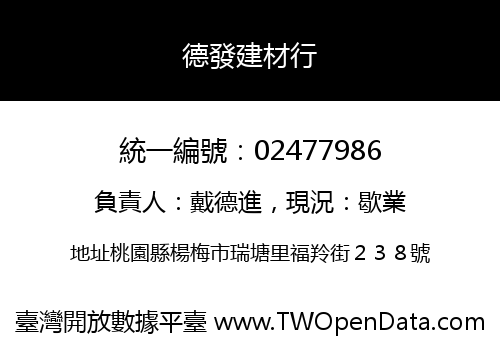 德發建材行