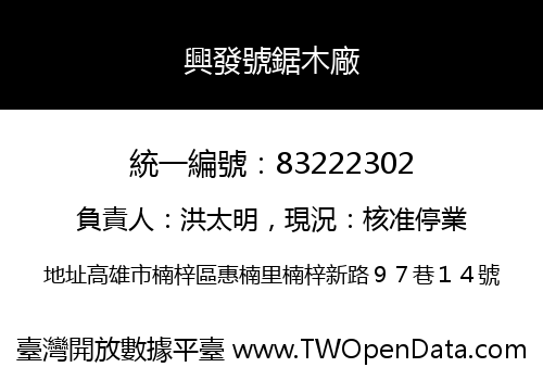 興發號鋸木廠