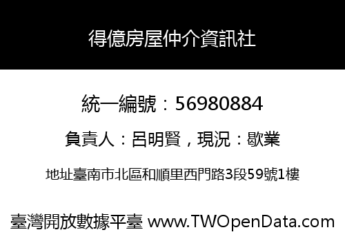 得億房屋仲介資訊社