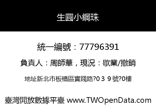 生圓小鋼珠