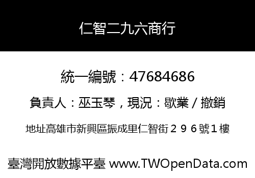 仁智二九六商行