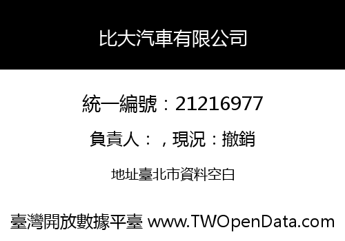 比大汽車有限公司
