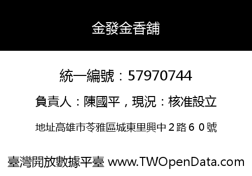 金發金香舖