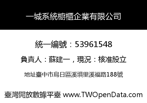 一城系統櫥櫃企業有限公司