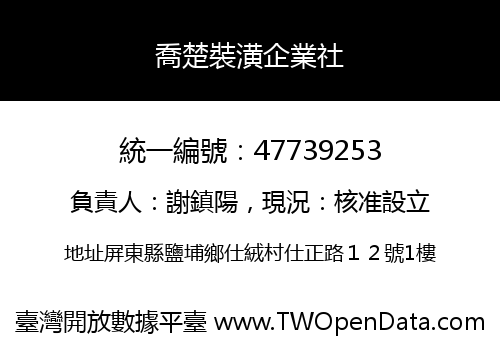 喬楚裝潢企業社