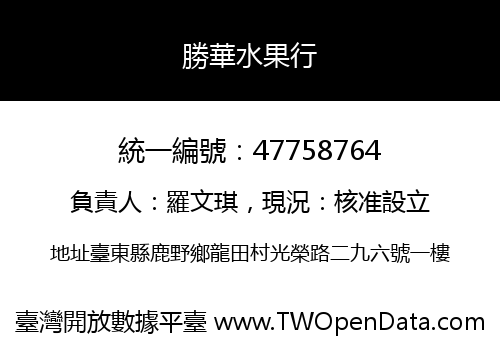 勝華水果行