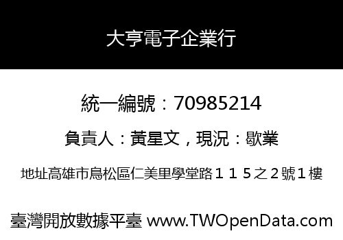 大亨電子企業行