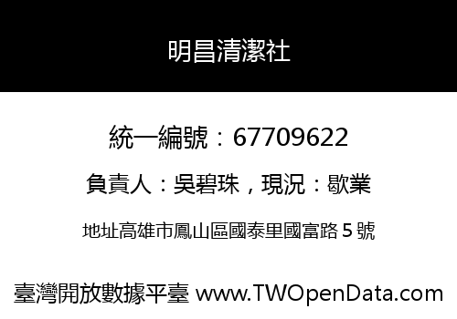 明昌清潔社