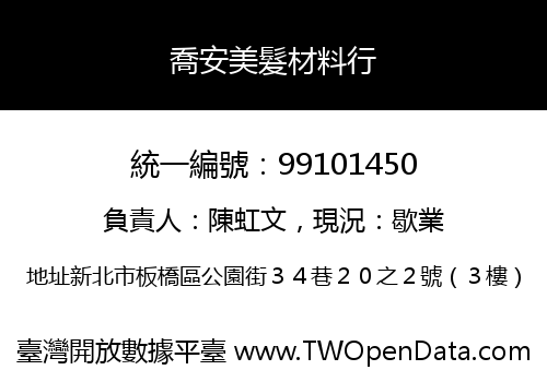 喬安美髮材料行