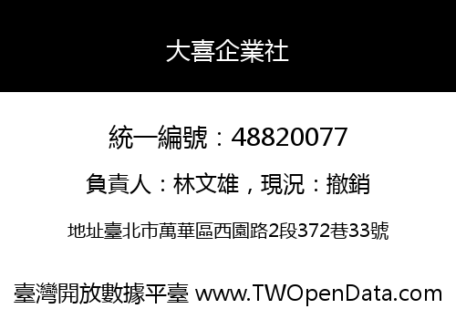 大喜企業社